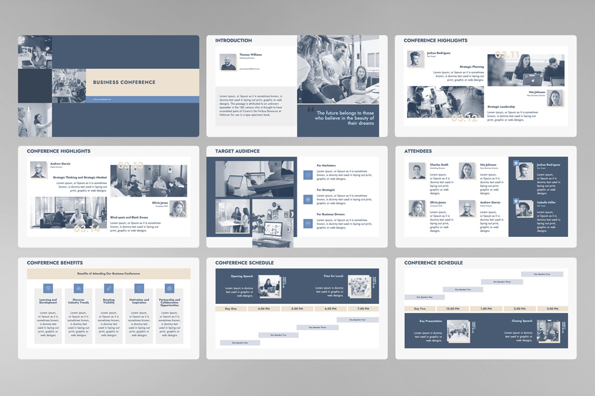 Business Conference Presentation, a Presentation Template by JetzTemplates (Photo 2 of 4)
