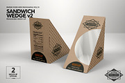 Sandwich Wedge Box v2 Mockup, a Packaging Mockup by INCDesign (Thumbnail 5 of 6)