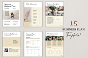Startup Business Plan Templates, a Print Template by TheSimplySereneShop (Thumbnail 3 of 7)