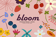 Bloom Abstract Flower & Fruits, an Object Illustration by HunEyy (Thumbnail 1 of 6)