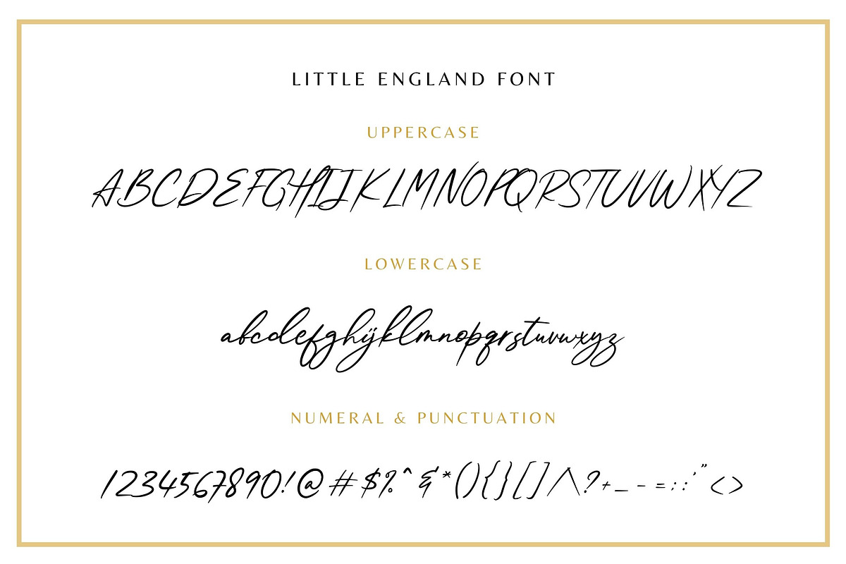 Little England Handwritten Font, a Script Font by etigletters (Photo 11 of 11)