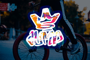 GLOWST - Graffiti Font