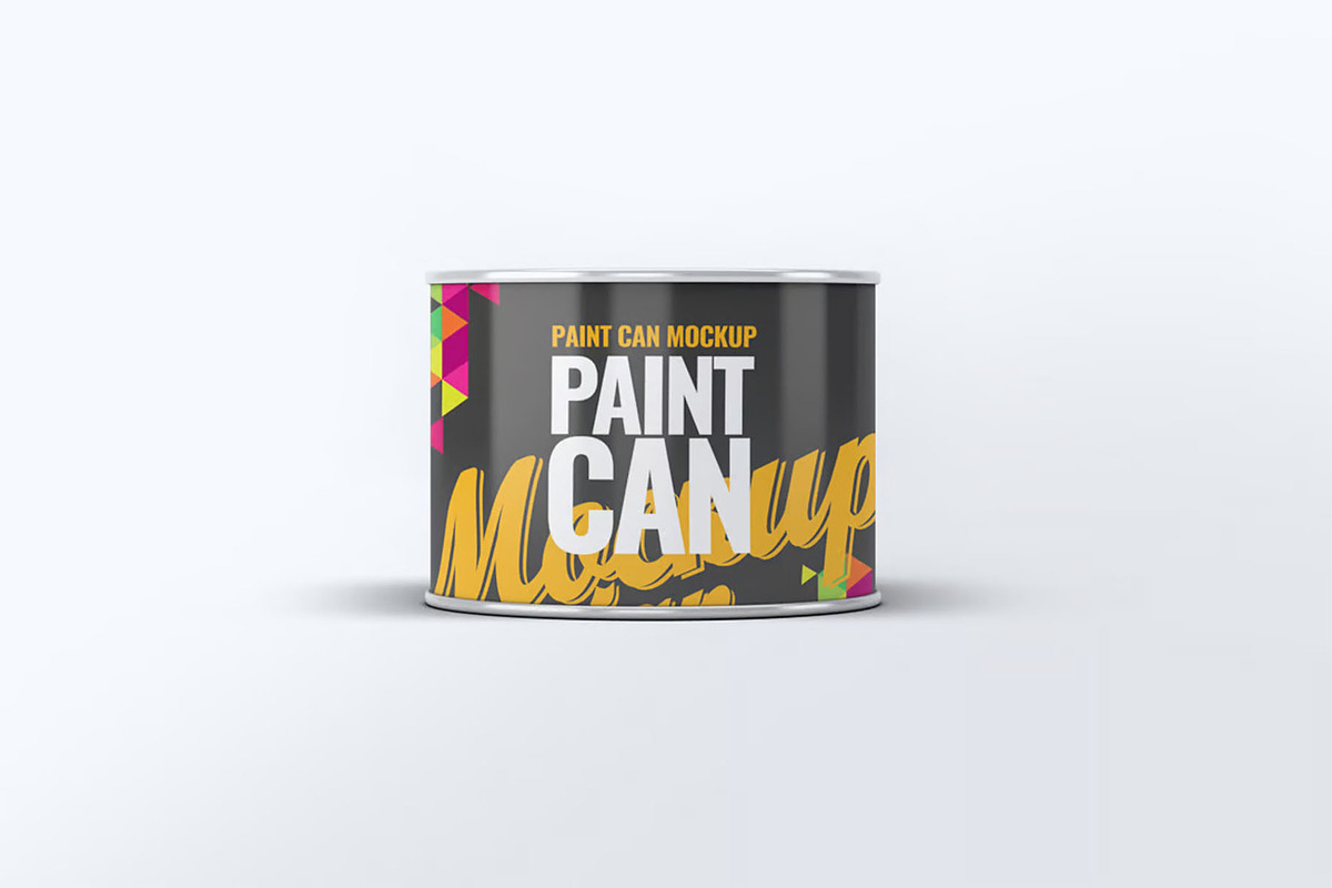 Paint Can Mockup, an Advertising Mockup by Hubzway (Photo 3 of 9)