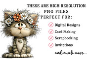 Whimsical 4th Of July Cat Clipart, an Illustration by OK Design (Thumbnail 4 of 6)
