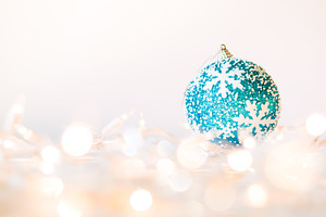 Blue Christmas decoration