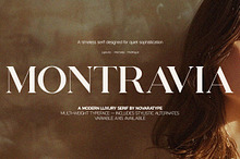 NV Montravia – Elegant Serif Font