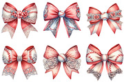 Baseball Mom Coquette Bow, an Illustration by DreamArtGraphic (Thumbnail 3 of 4)