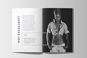 Gray Scale Fashion Magazine, a Magazine Template by Layout Design (Thumbnail 2 of 10)