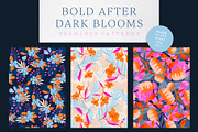 Bold After Dark Blooms Patterns, a Decorative Illustration by Ramona Schratt (Thumbnail 11 of 11)