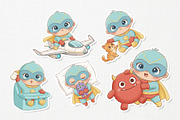Cheerful Super Baby Boy Cute, a Person Illustration by Gohsantosa (Thumbnail 4 of 4)