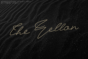 The Yellon Script Font, a Script Font by Quothron (Thumbnail 1 of 7)