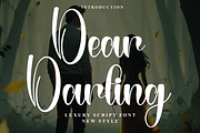 Dear Darling, a Handwritten Font by FreshTypeINK (Thumbnail 1 of 8)