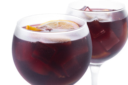 Refreshing Summer Citrus Fruit Sangria in crystal jar, a Food & Drink Photo by etorres69