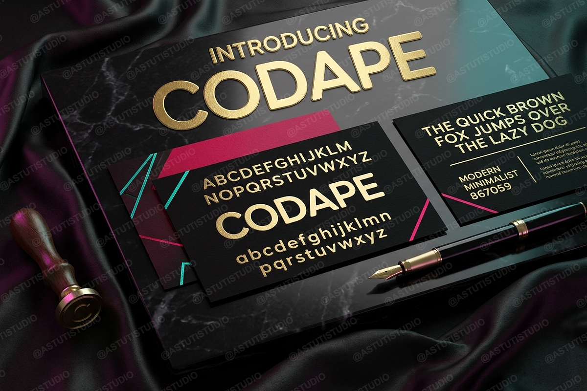 Codape | Elegant & Modern Luxury Ser, a Serif Font by Astuti Studio (Photo 19 of 25)