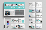 Company Newsletter Landscape, a Brochure Template by E-Type (Thumbnail 1 of 7)