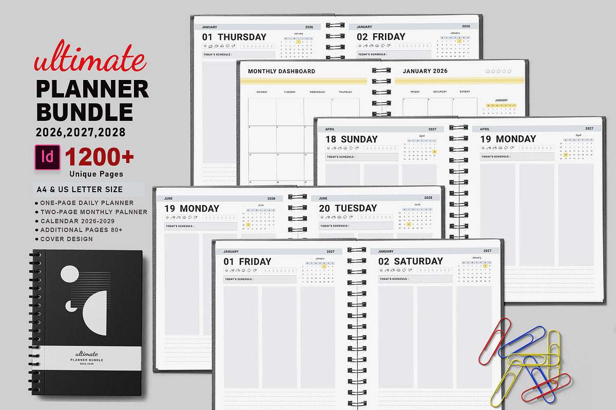 Ultimate Yearly Planner Bundle Pack