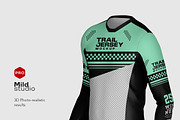 Mens Trail Jersey Mockup, a Shirt Mockup by Mildstudio (Thumbnail 4 of 5)