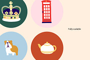 Hand Drawn British Cultural Icons, an Illustration by Goodputty (Thumbnail 2 of 3)