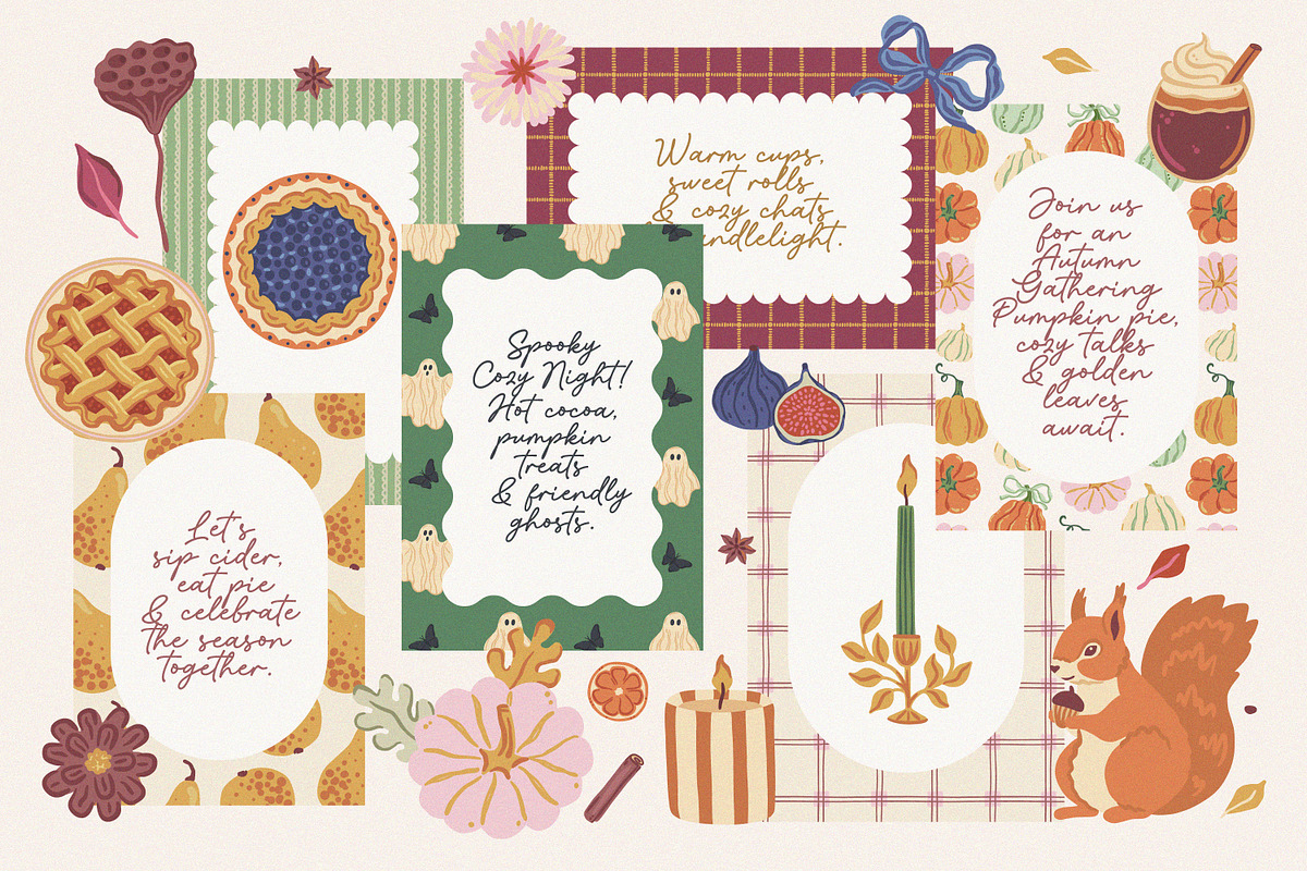Favorite Season - Autumn Clipart Set, an Object Graphic by Leila Divine (Photo 2 of 17)