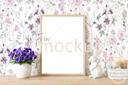 Blank Frame Mockup Interior PSD JPG, a Mockup by Mockup Shop (Thumbnail 1 of 2)