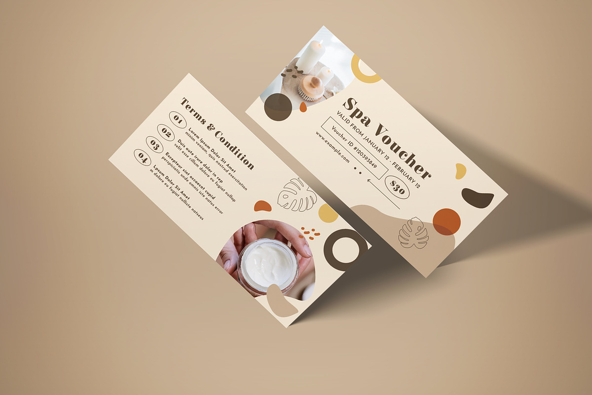 Voucher SPA, a Card Template by graphicook (Photo 3 of 3)