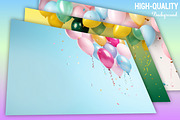 Balloons Border Background, a Background Graphic by Forhadx5 (Thumbnail 2 of 9)