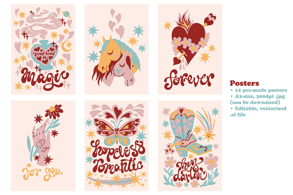 Sweetheart - Valentine illustration, a Graphic by Pony Gold Studio (Photo 2 of 9)