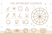 Astrology mystical font, a Script Font by JuliyArt (Thumbnail 9 of 12)