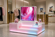 Pink Ice Cave Stairs Background JPG, a Background Graphic by Aura Canyon HQ (Thumbnail 6 of 7)