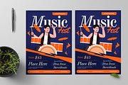 Music Festival Flyer, a Flyer Template by Annora Studio (Thumbnail 2 of 6)
