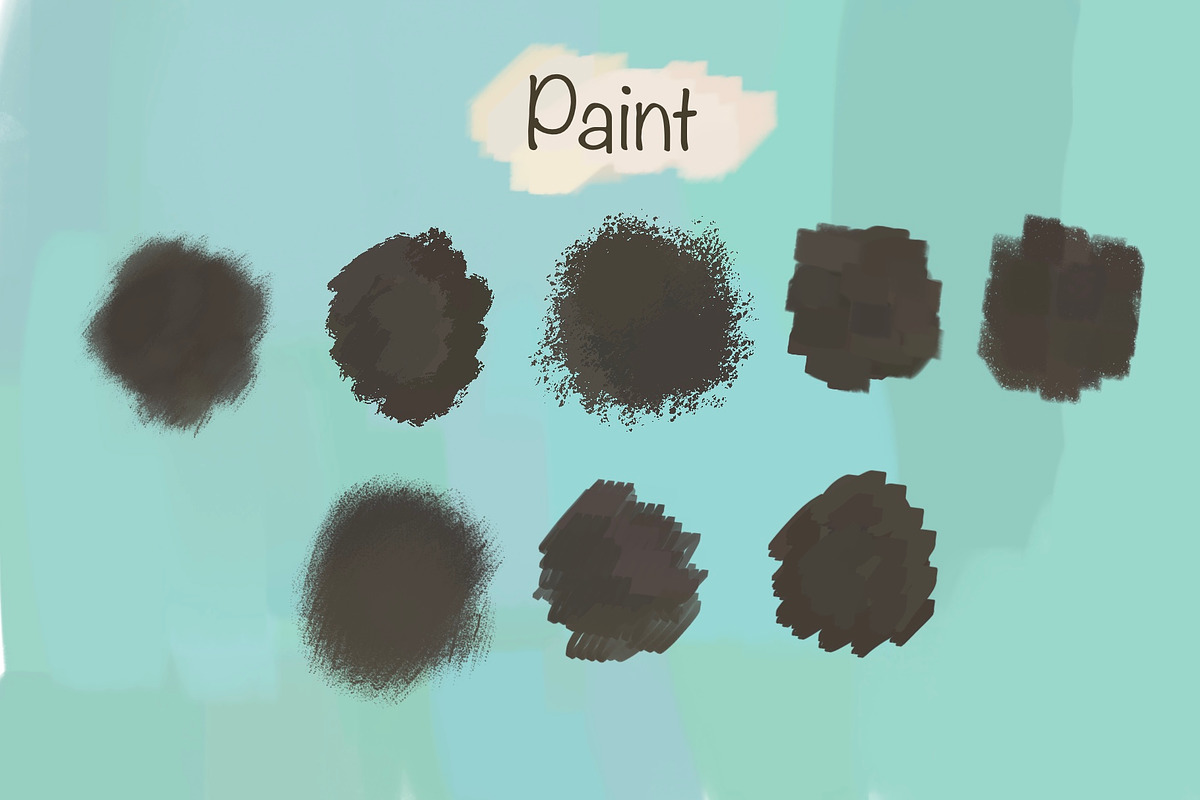 Textured Procreate Brush, a Brush Add-On by badrusblue (Photo 4 of 5)