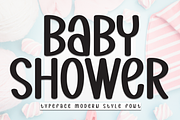Baby Shower | Script Font, a Script Font by Scratchones (Thumbnail 1 of 8)