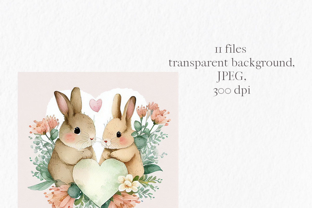 Valentine bunny happy valentines day, an Object Graphic by MyLittleMeow (Photo 6 of 7)