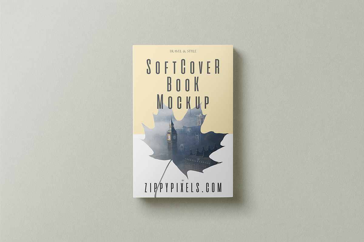 Book Cover Mockup, a Product Mockup by ZippyPixels (Photo 4 of 8)