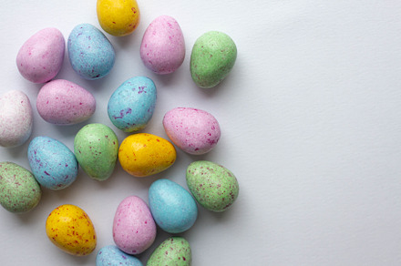 Easter eggs on table, a Holiday Photo by Arymer