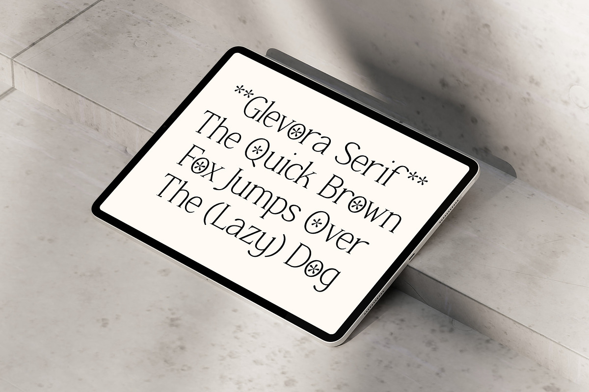 Glevora - Elegant Serif Family, a Serif Font by Youthlabs Studio (Photo 13 of 18)