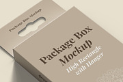 Package Box Mockup with Hanger, a Packaging Mockup by Illusiongraphic (Thumbnail 17 of 19)