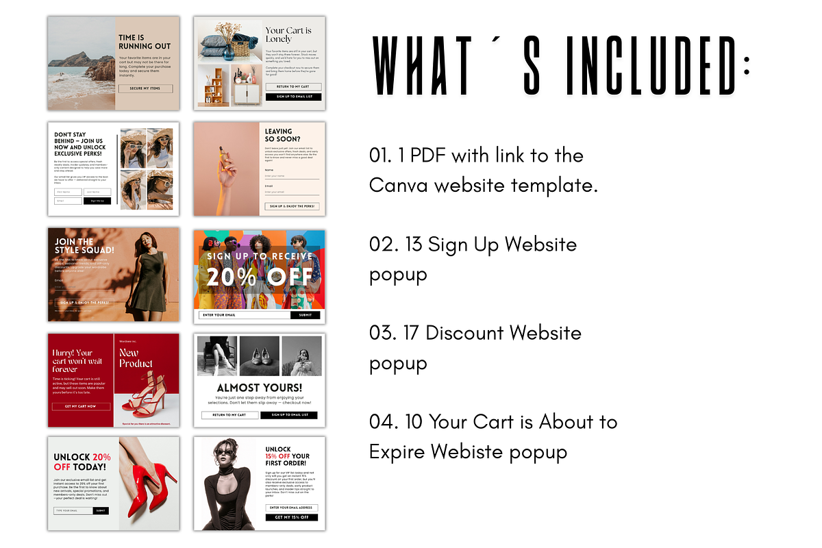 40 Website Popups Template, a Design Template by wekreatif (Photo 4 of 5)