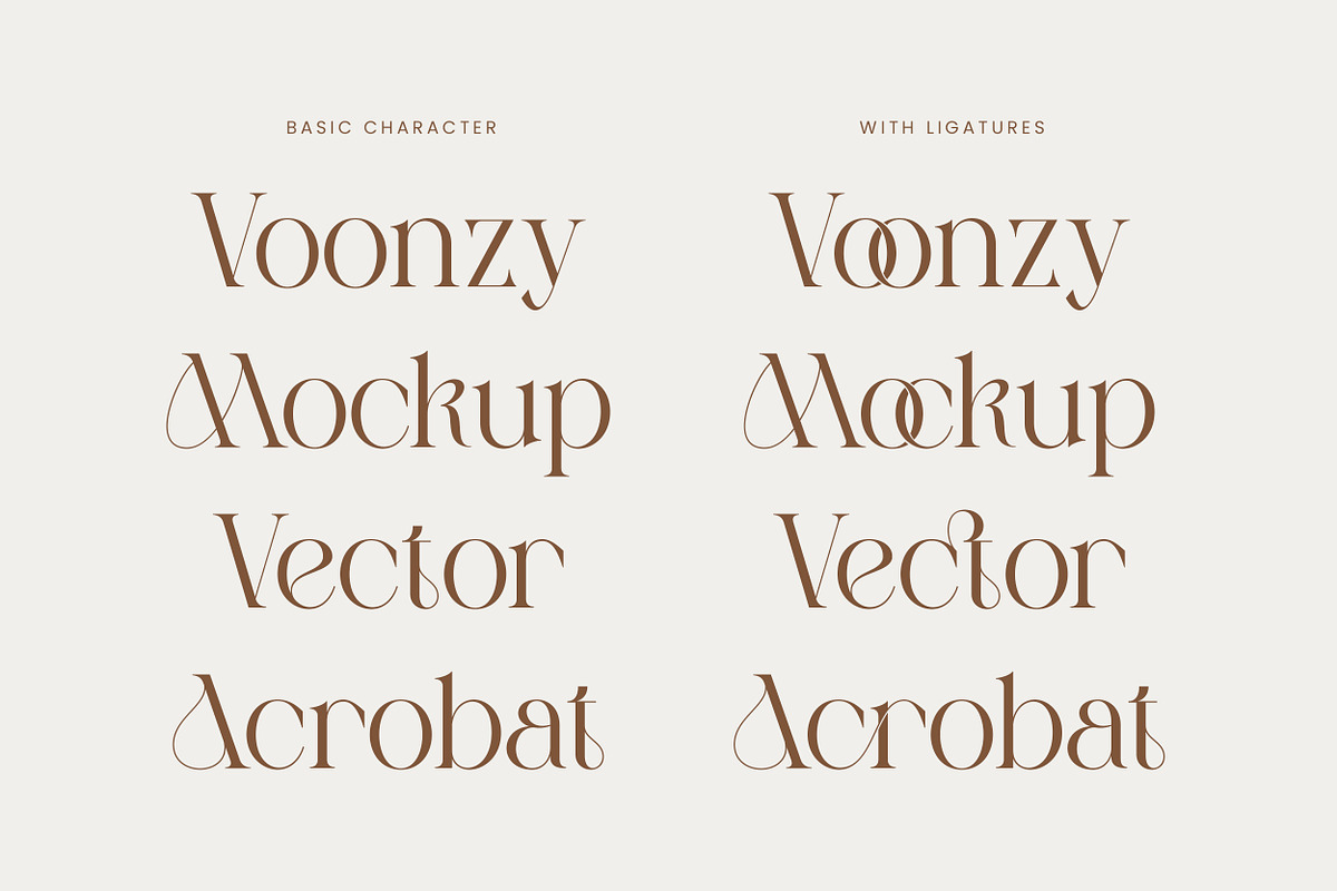 Agathe | Luxury Serif Font, a Serif Font by Mahesans Co (Photo 9 of 10)