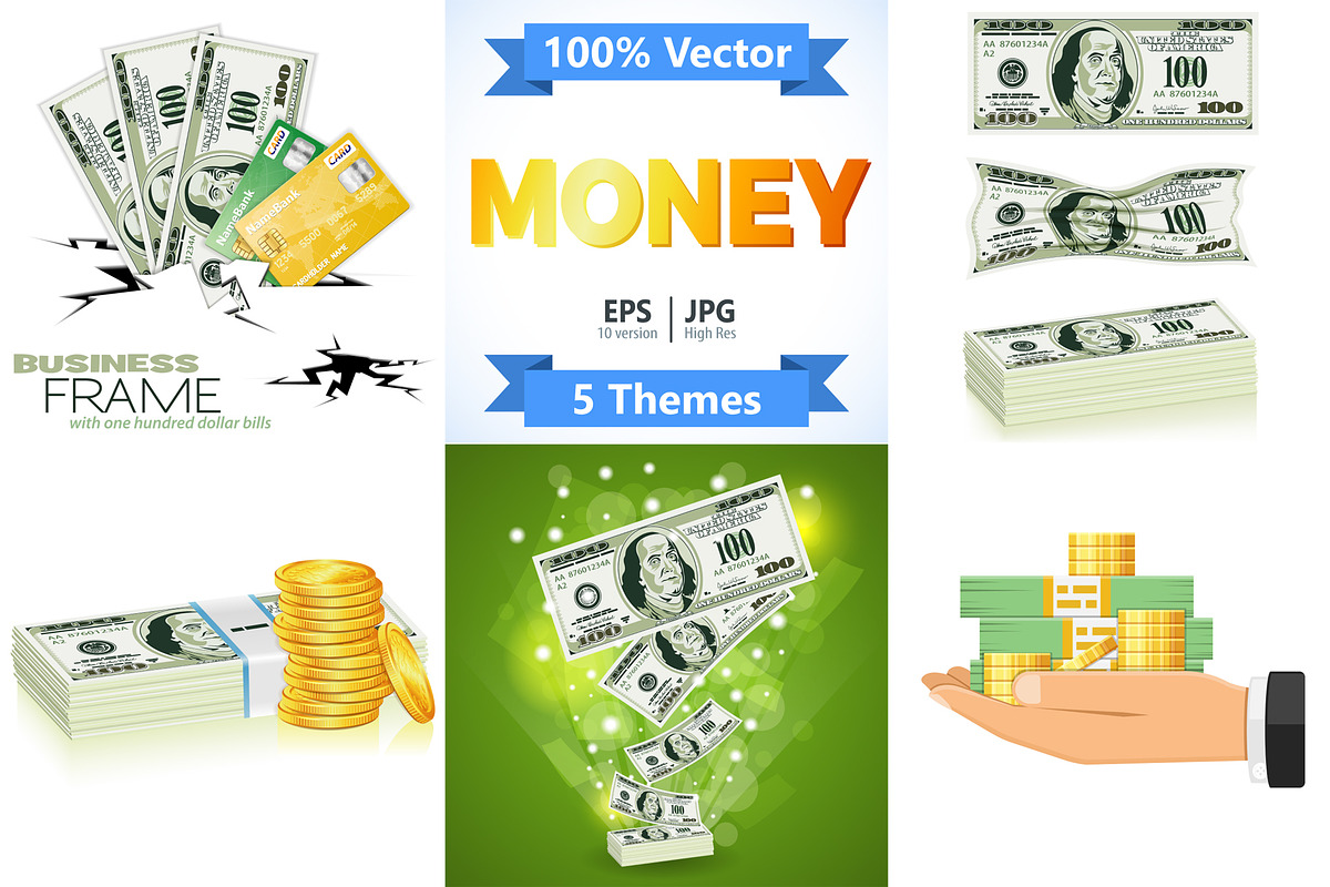 Money, Paper currency, Credit Cards, a Finance Illustration by TAlex (Photo 1 of 6)