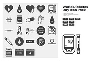 World Diabetes Day, a Solid Icon by erifqizeicon (Thumbnail 3 of 3)