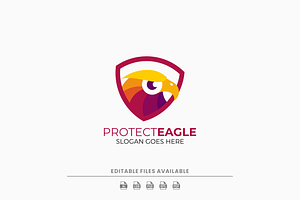 Modern Colorful Protect Eagle Logo, a Branding & Logo Template by Artnivora.Std