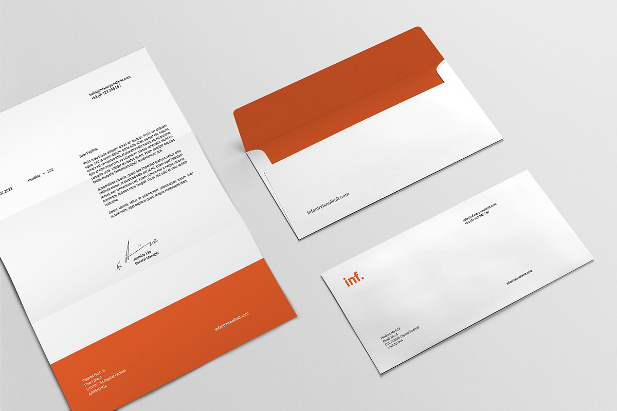 inf Corporate Identity, a Stationery Template by BOXKAYU (Photo 3 of 8)