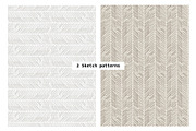 Herringbone Seamless Patterns, a Background Graphic by Aromeo (Thumbnail 1 of 3)