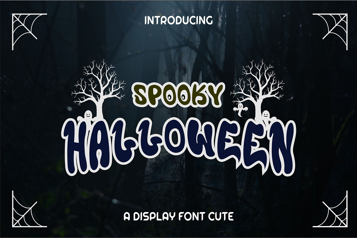 Spooky Halloween Font - Display Cute, a Blackletter Font by Ingat Sahabat (Photo 1 of 5)