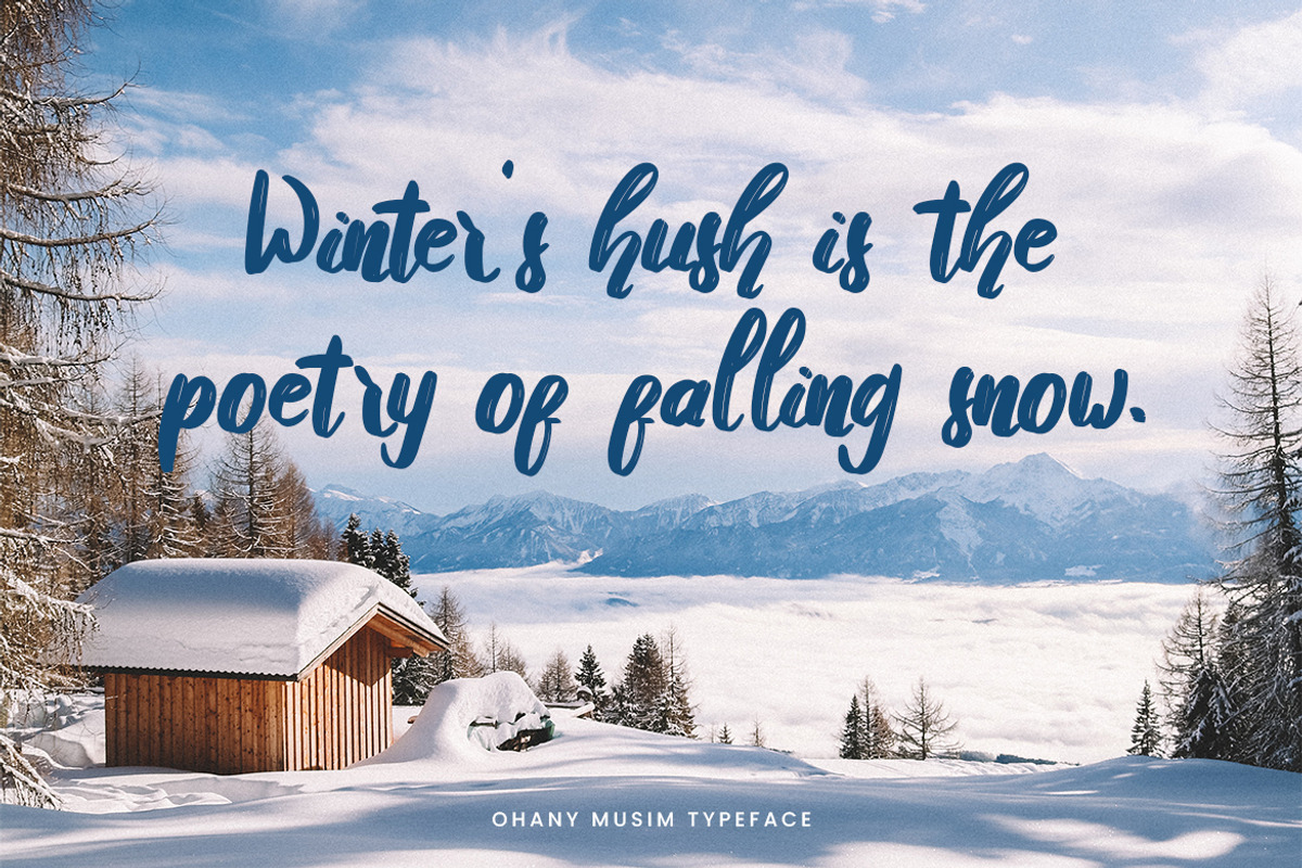 Ohany Musim - Brush Script, a Handwritten Font by Samtiv Studio (Photo 3 of 7)