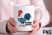 Spring Chicken Sublimation Png, an Illustration by Black Bird Studio (Thumbnail 3 of 3)