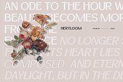 Hertloom Typeface, a Sans Serif Font by CuratedType Studio (Thumbnail 2 of 10)