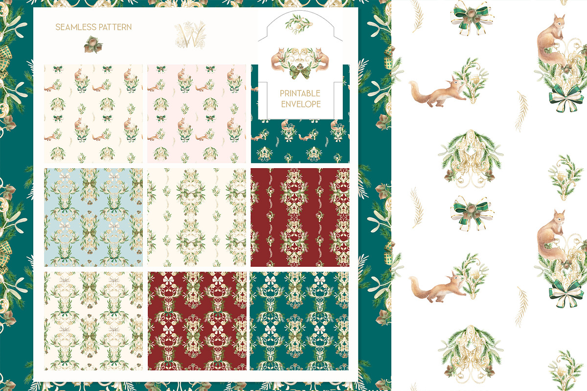 Winter Wedding Crest, Christmas png, a Decorative Illustration by WonderWonder (Photo 9 of 9)