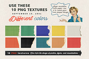 Retro Paper Set, a Texture Graphic by Retro Machine (Thumbnail 5 of 8)